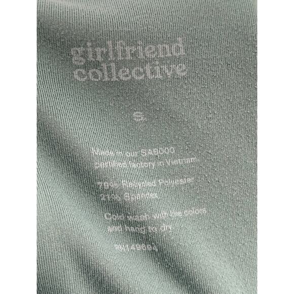 GIRLFRIEND COLLECTIVE Women's Dark Green High-Rise Compression Leggings SZ S - Picture 8 of 10